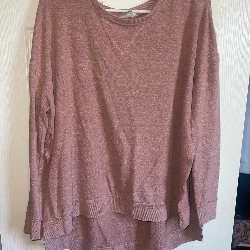 Cozy Pink Long Sleeve Top